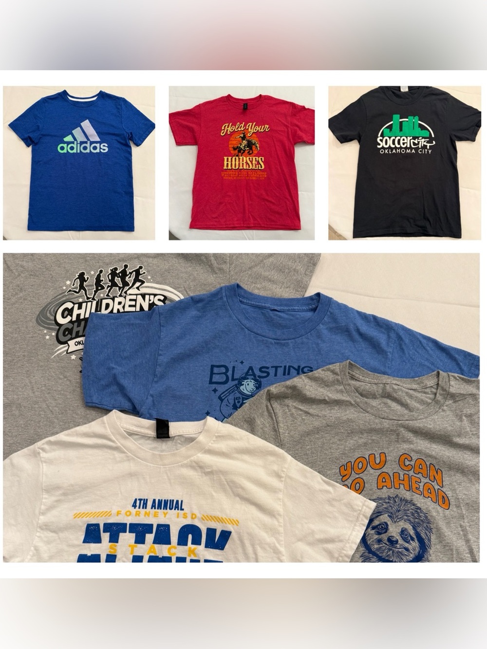 Boys Youth Size Large T-Shirts Short Sleeve